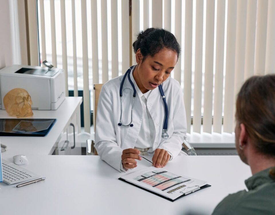 Man in White Dress Shirt Sitting at the Table