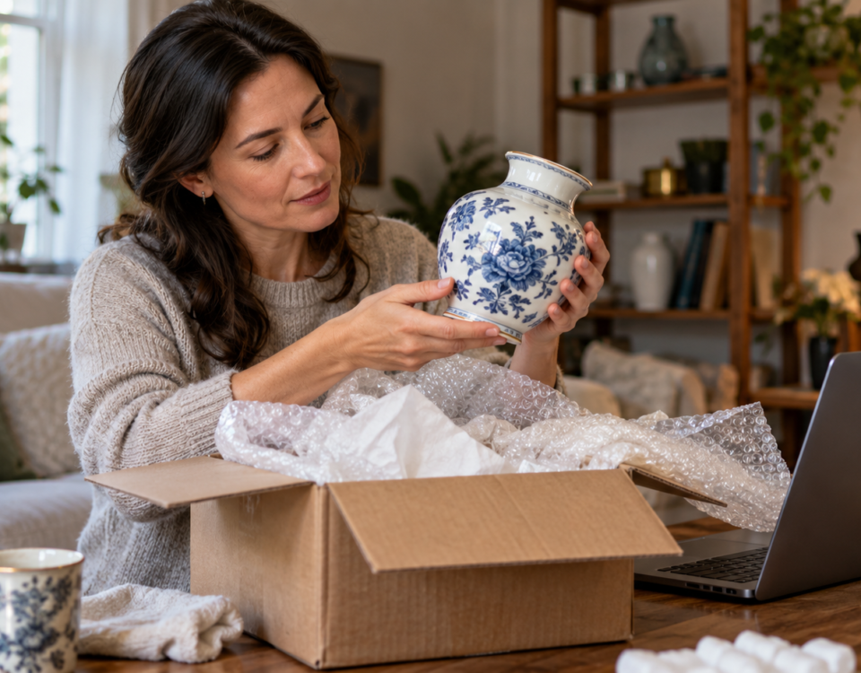 Quais são os direitos ao comprar porcelana antiga pela internet?