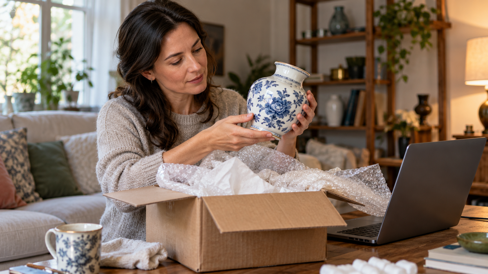 Quais são os direitos ao comprar porcelana antiga pela internet?