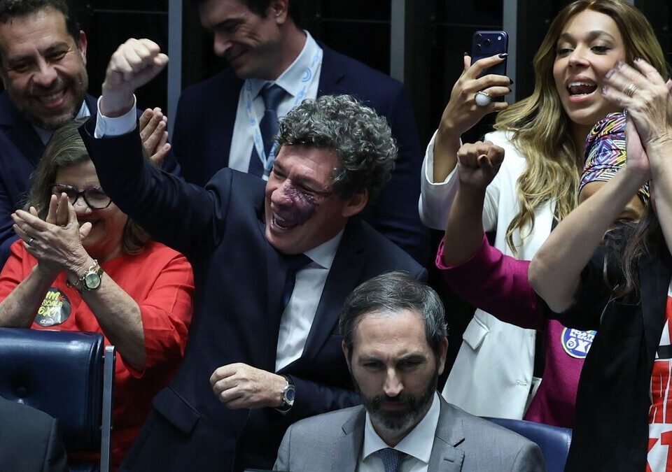 Plenário do Senado durante a sessão que aprovou o fim da escala 6x1