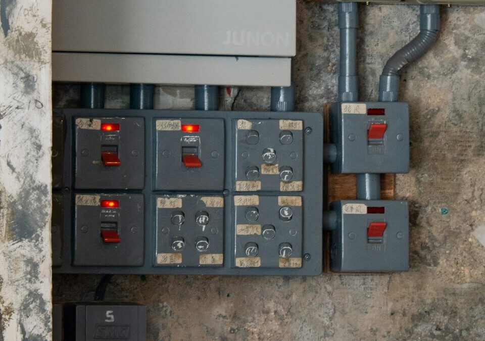 Quadro de comando elétrico industrial